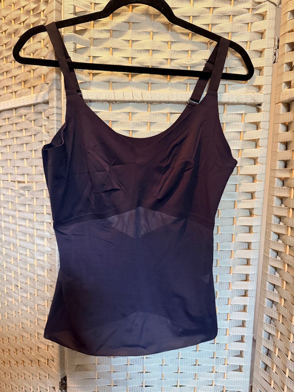 Honeylove LiftWear Tank Black Women's Shapewear Camisole Adjustable Straps